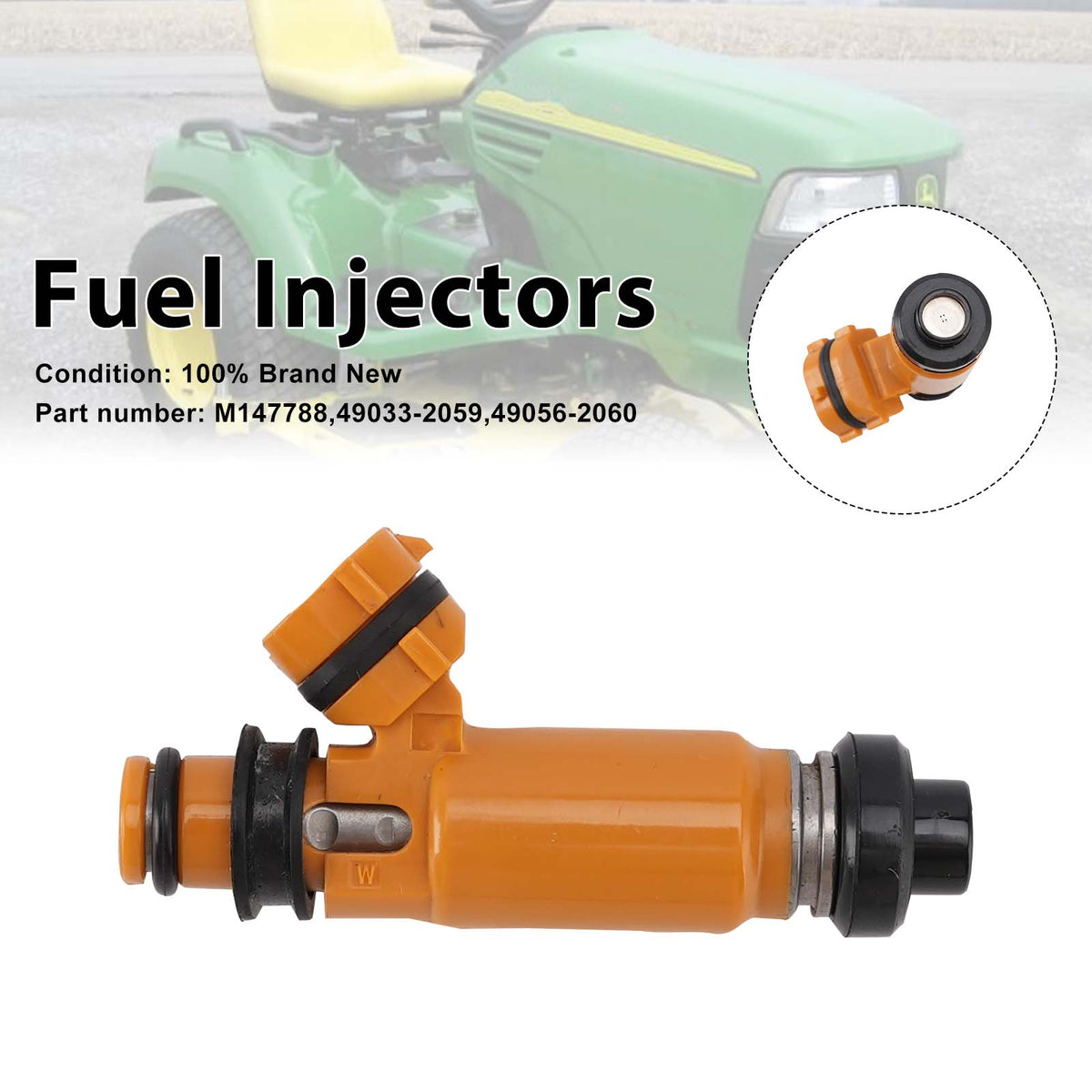 Kawasaki John Deere 797 M147788 Fuel Injectors 49033-2059 49056-2060