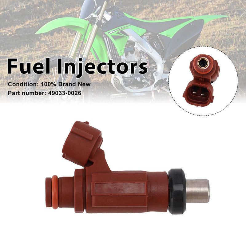 Kawasaki KX250F 2011-2014 Fuel Injectors 49033-0026