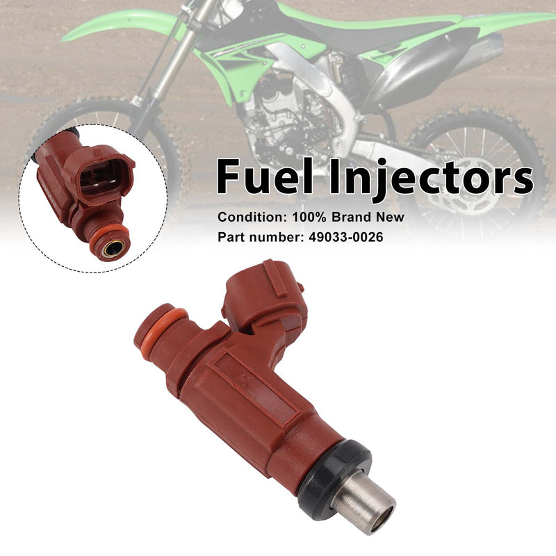 Kawasaki KX250F 2011-2014 Fuel Injectors 49033-0026