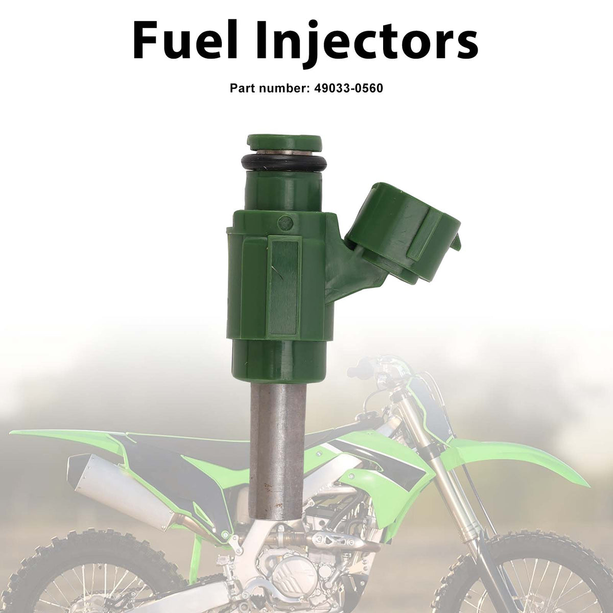 Kawasaki KX250F 2013 2014 2015 2016 2017 Fuel Injectors 49033-0560