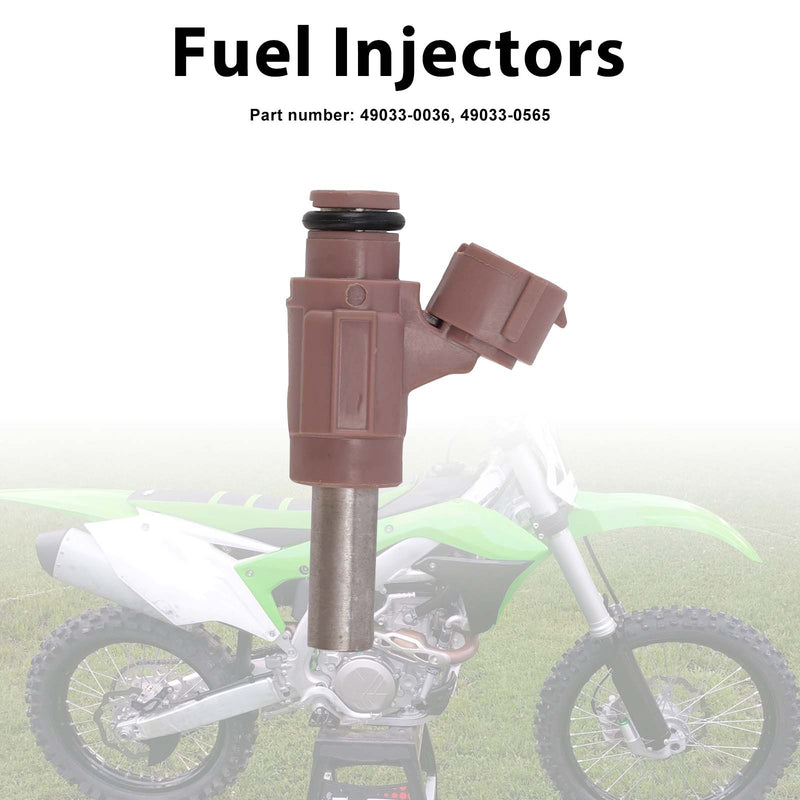 Kawasaki KX450F Ninja H2 SX SE+ 49033-0036 Fuel Injectors 49033-0565
