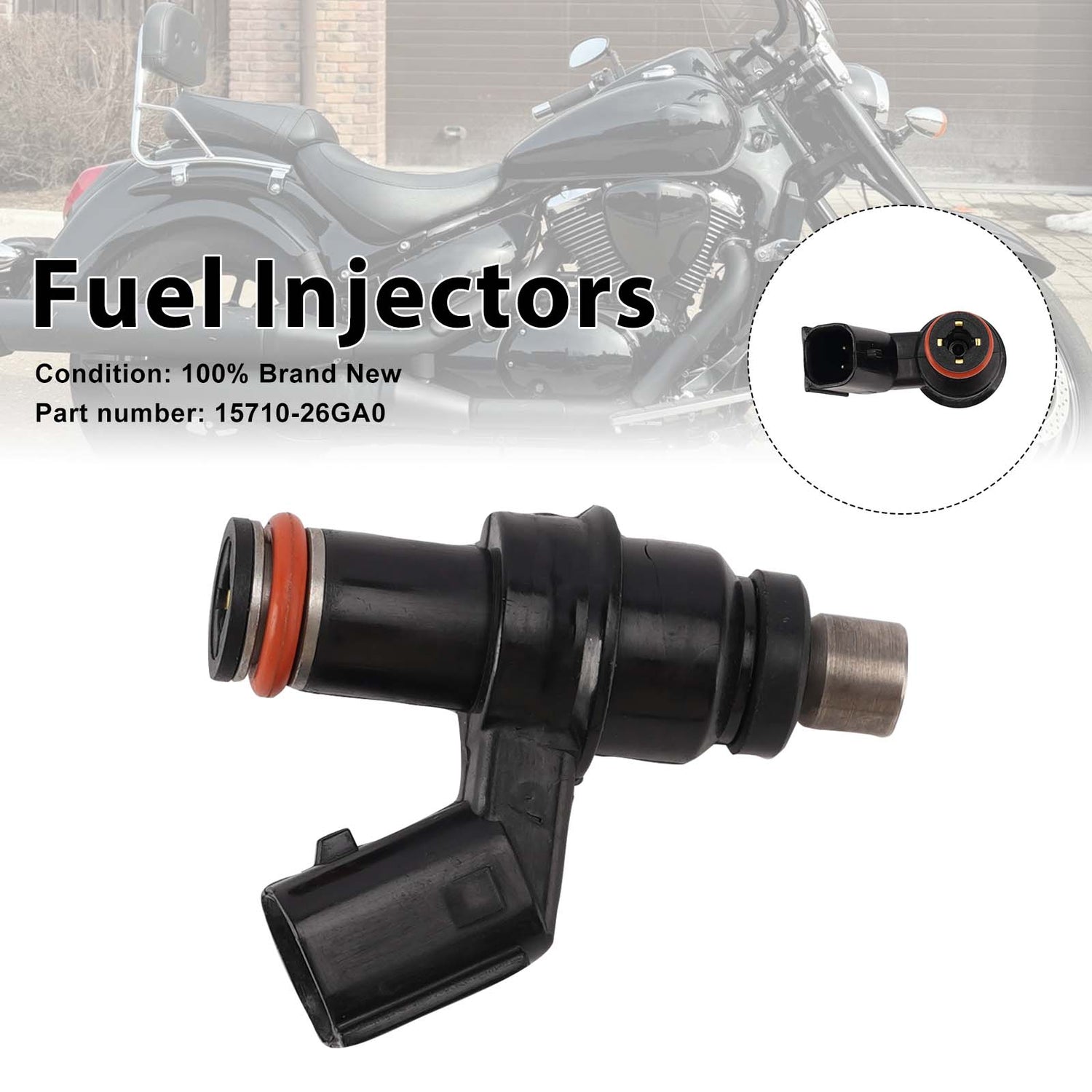 Suzuki BOULEVARD C50 C50T M50 2007-2012 Fuel Injectors 15710-26GA0
