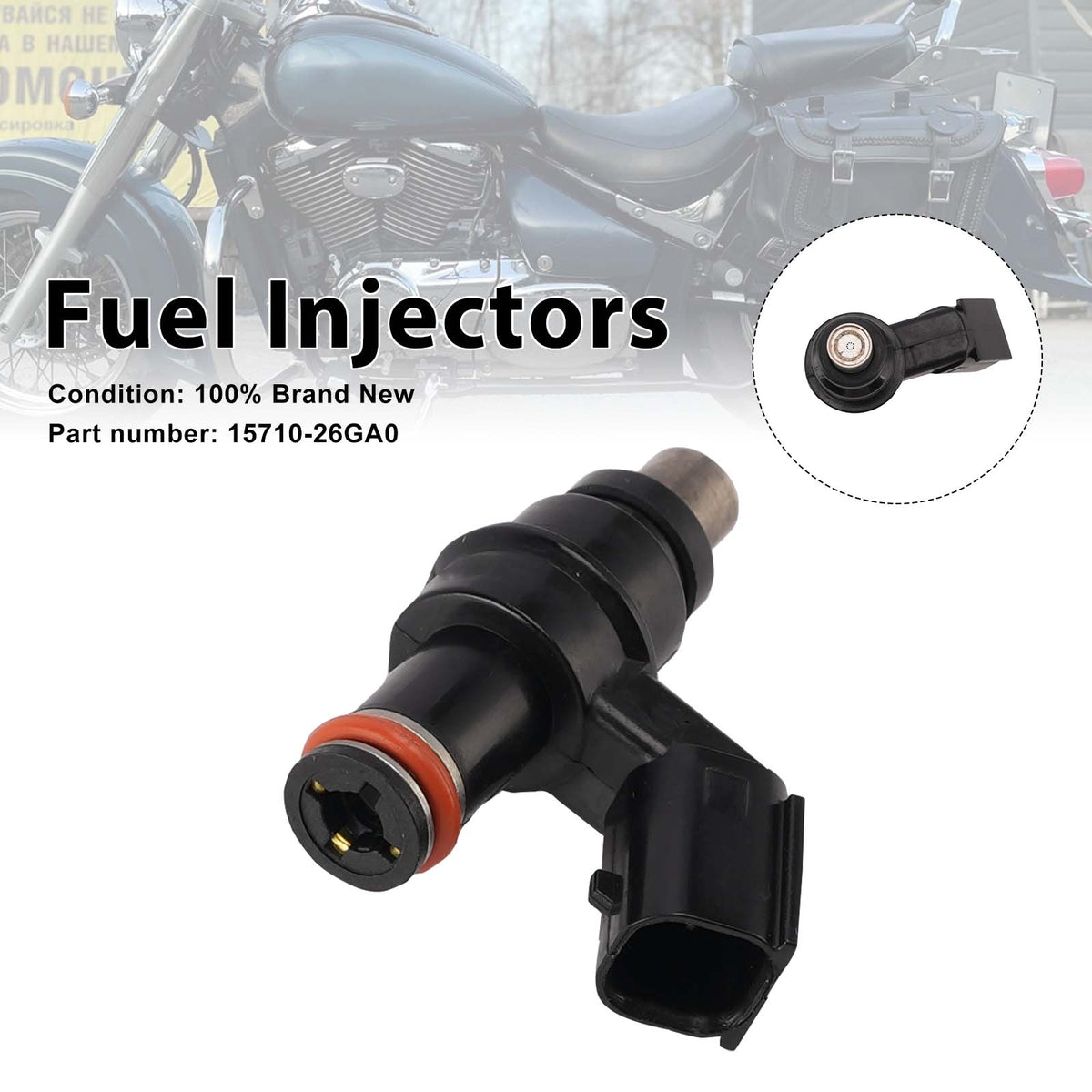 Suzuki BOULEVARD C50 C50T M50 2007-2012 Fuel Injectors 15710-26GA0