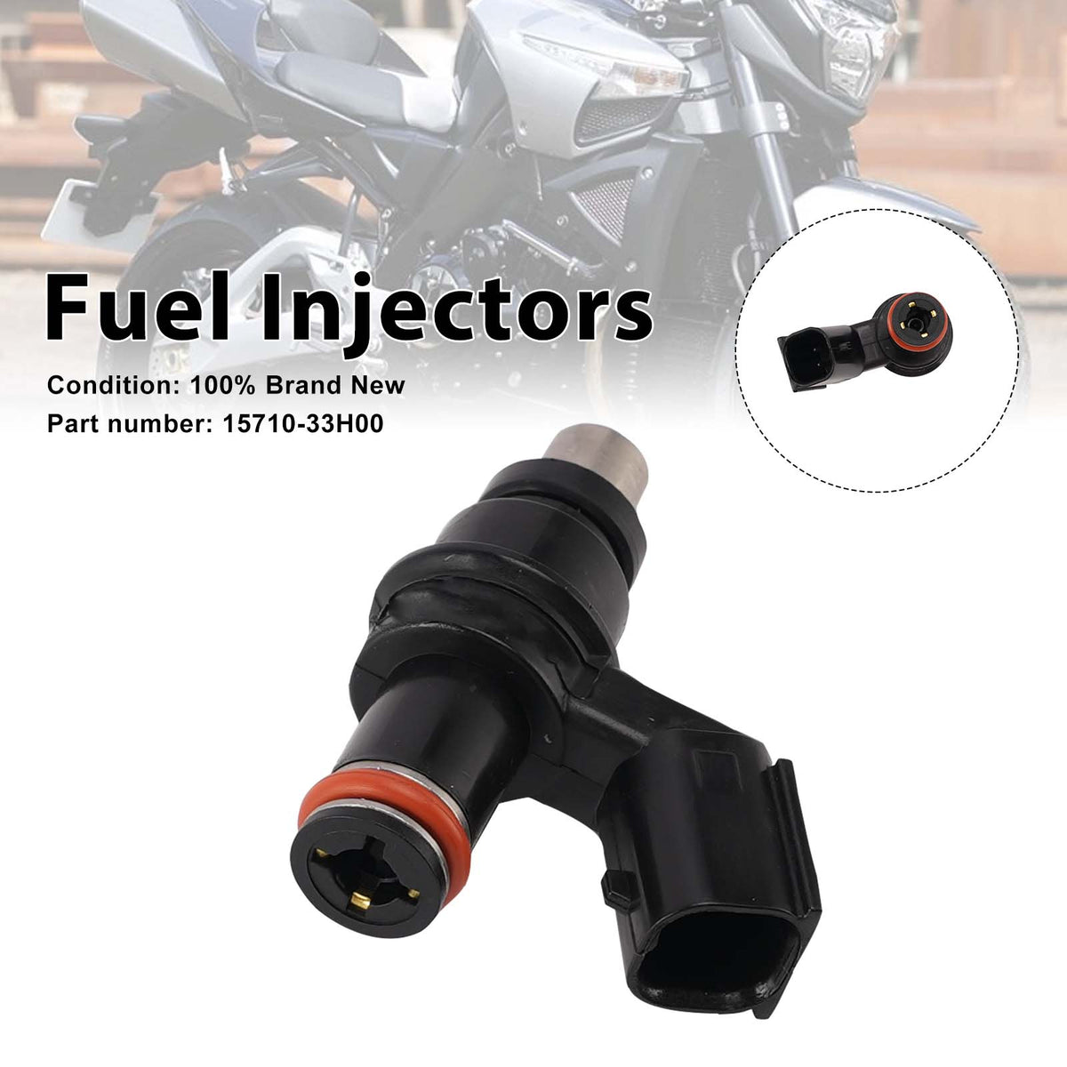 Suzuki King Quad 400 LTA400 LTF/LTZ400 2008-2013 Fuel Injectors 15710-33H00