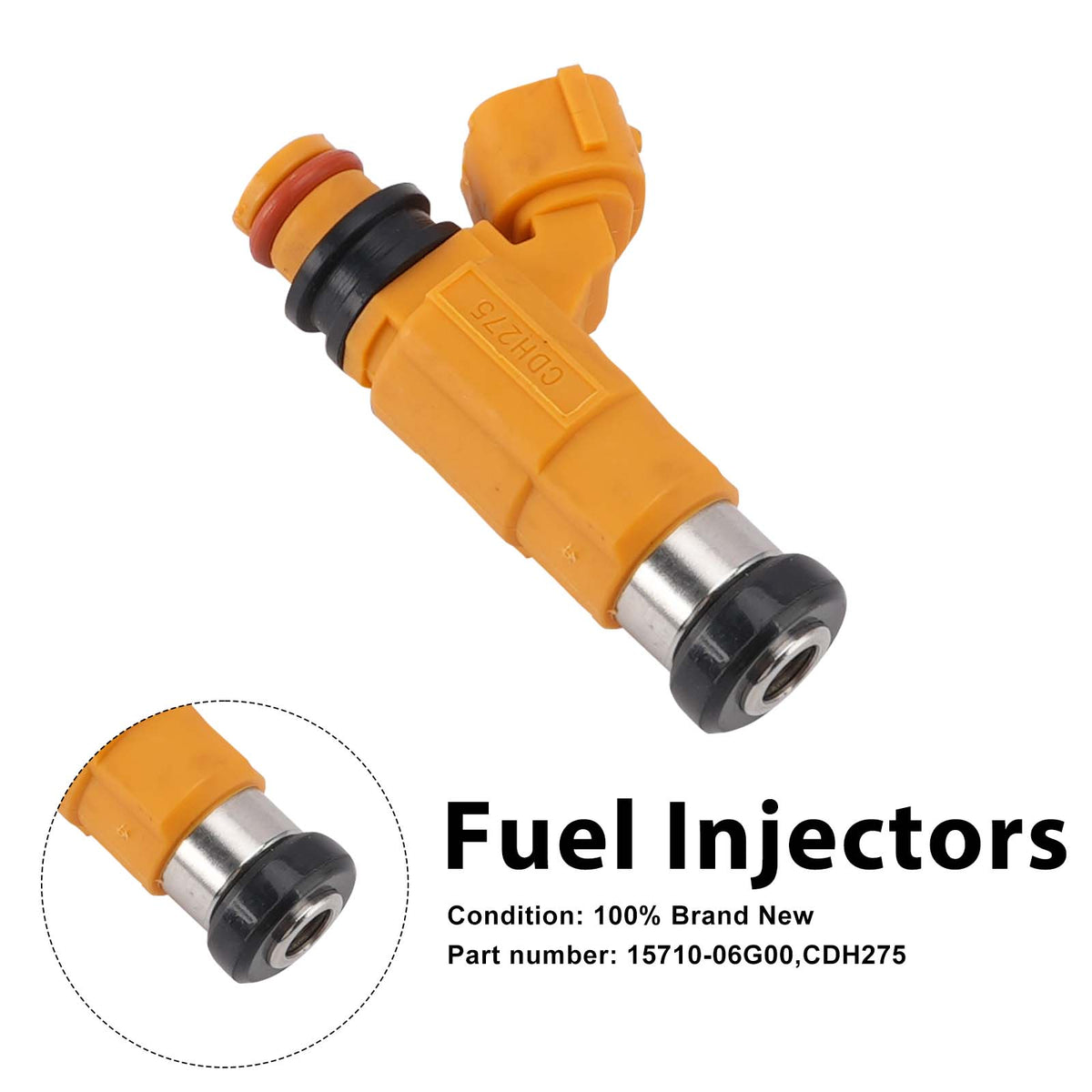 Suzuki V-STROM DL1000 2002-2012 CDH275 Fuel Injectors 15710-06G00