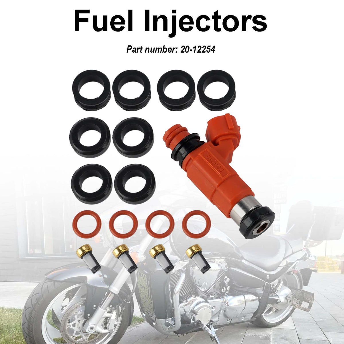 Suzuki GSXR600 GSXR750 SV650 DL650 1800s Fuel Injectors 20-12254
