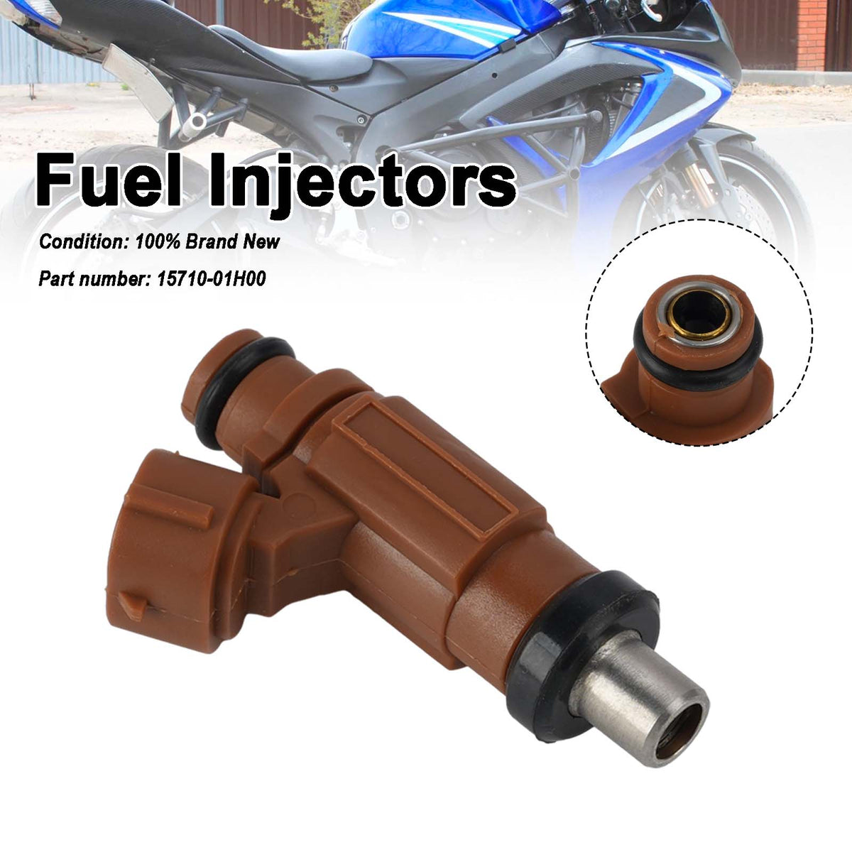 SUZUKI GSXR600 GSXR750 2006-2007 Fuel Injectors 15710-01H00