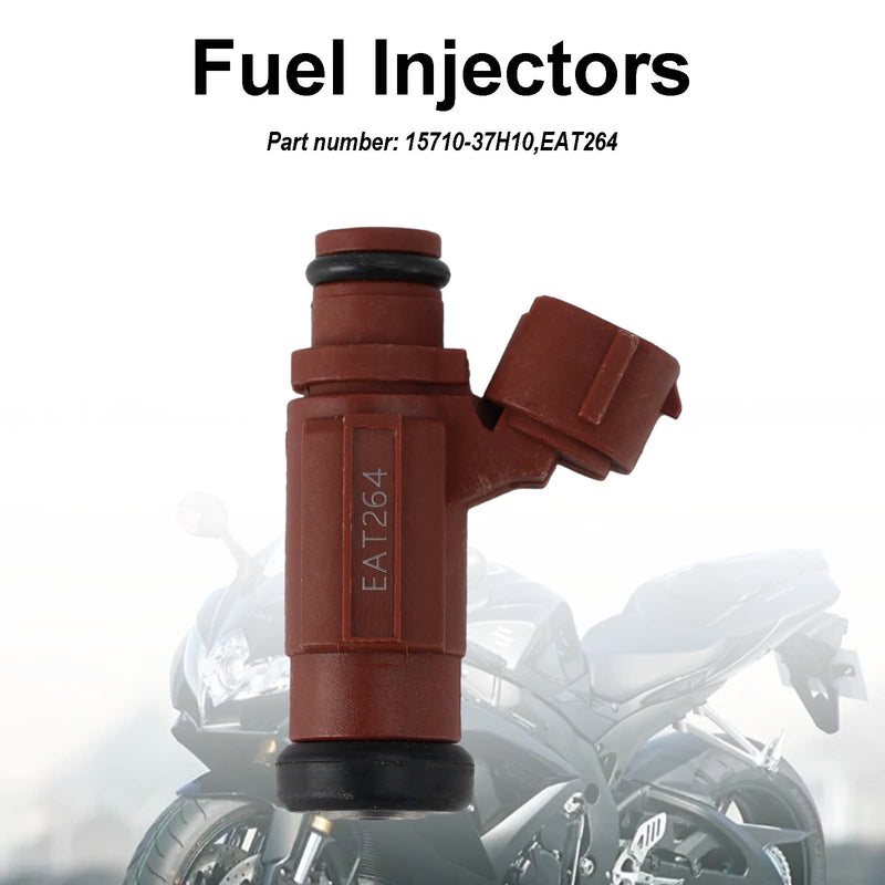 Suzuki GSX-R600 GSX-R750 2008-2009 EAT264 Fuel Injectors 15710-37H10