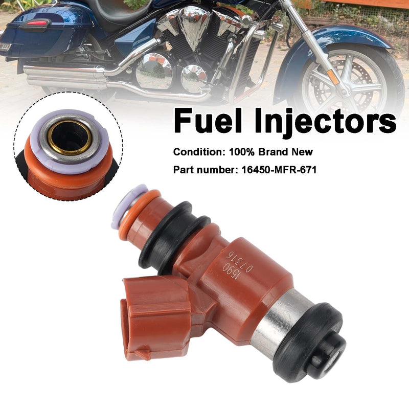 Honda VT1300 2010-2025 Fuel Injectors 16450-MFR-671