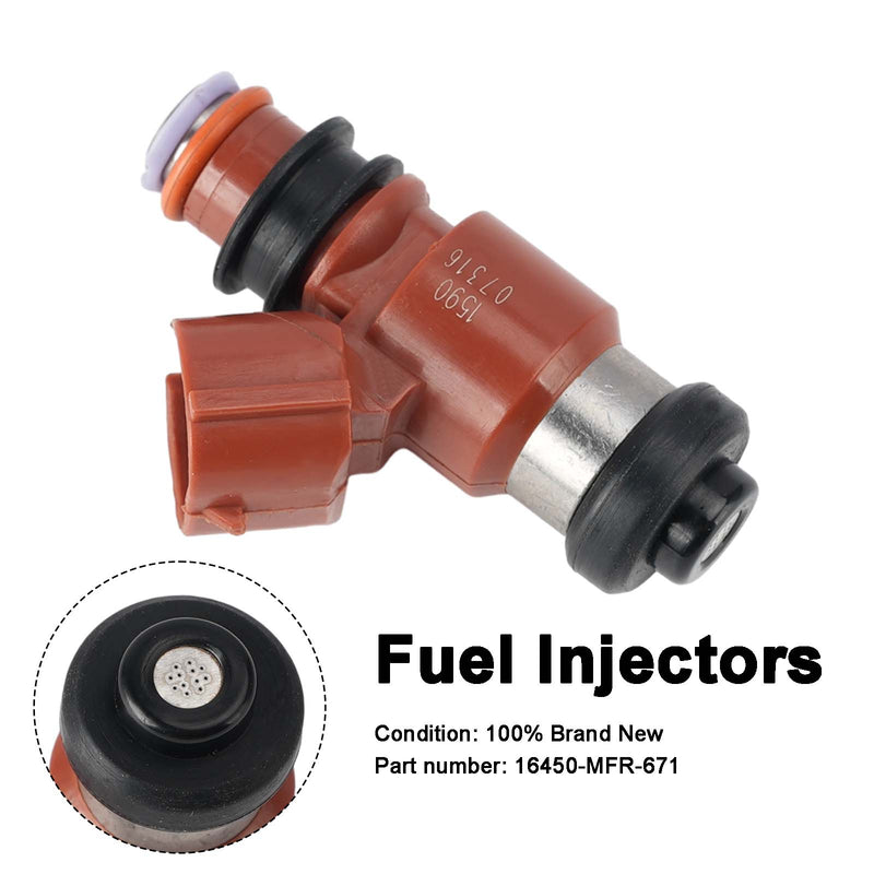 Honda VT1300 2010-2025 Fuel Injectors 16450-MFR-671