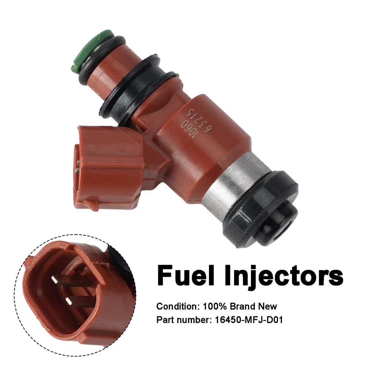 Honda Rebel 500 2017-2024 CB500 CBR600RR Fuel Injectors 16450-MFJ-D01