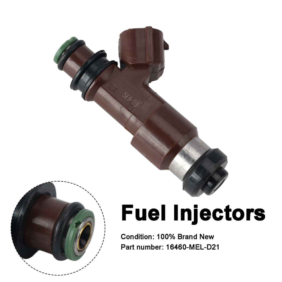 Honda CBR1000RR 2006-2007 Fuel Injectors 16460-MEL-D21
