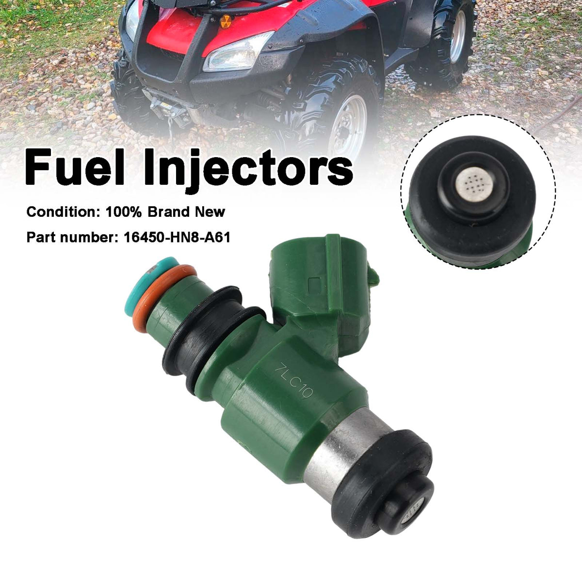 Honda TRX680FA SXS700 MUV700 TRX700XX 2006-2018 Fuel Injectors 16450-HN8-A61