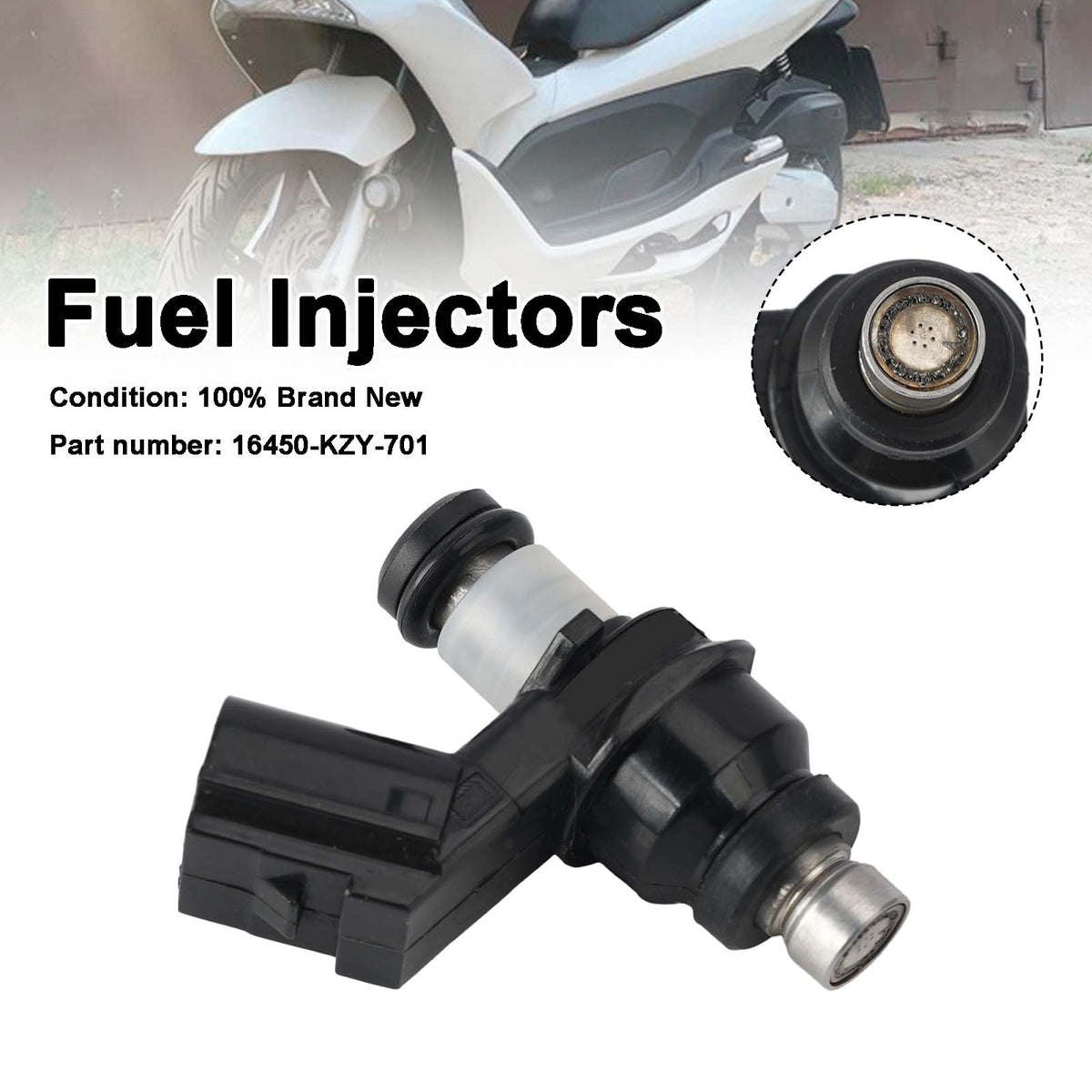 Honda PCX150 WW150 2013 16450KZY701 Fuel Injectors 16450-KZY-701