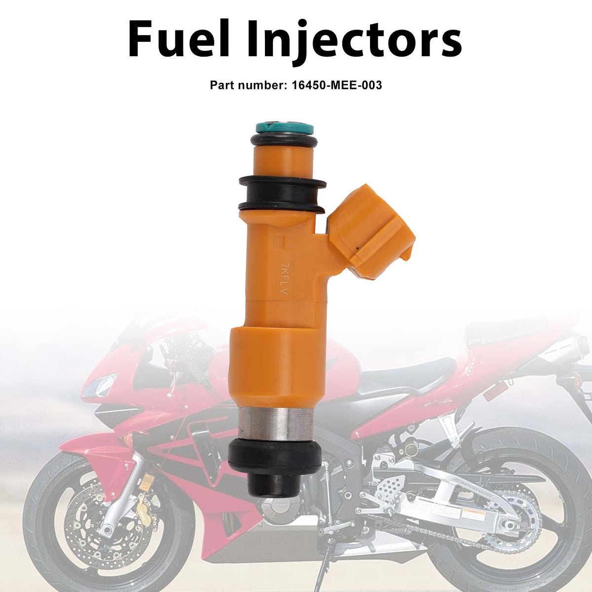Honda CBR600RR 2003-2004 Fuel Injectors 16450-MEE-003