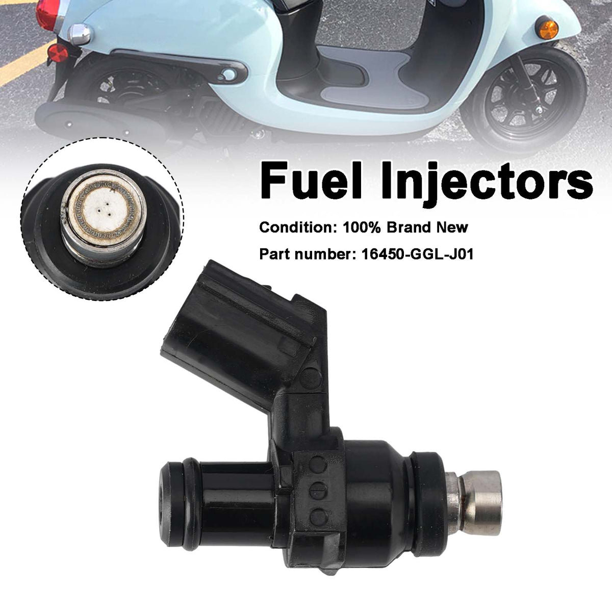 Honda Metropolitan 50 NCH50 2013-2015 Fuel Injectors 16450-GGL-J01