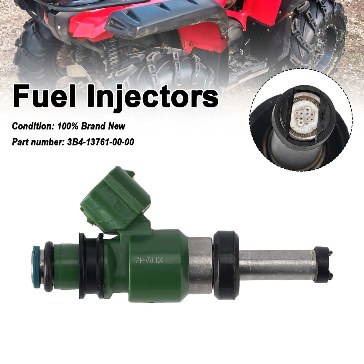 Yamaha WR450F YZ450F YZ 450 FX 2011-2021 Fuel Injectors 3B4-13761-00-00