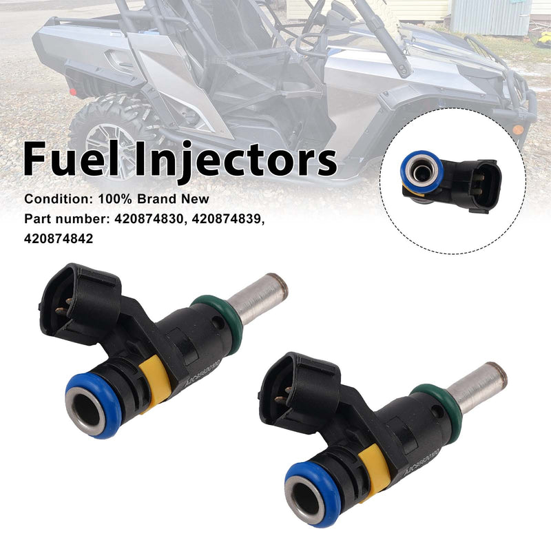 CAN-AM Commander 2PC 420874839 Fuel Injectors 420874830 420874842