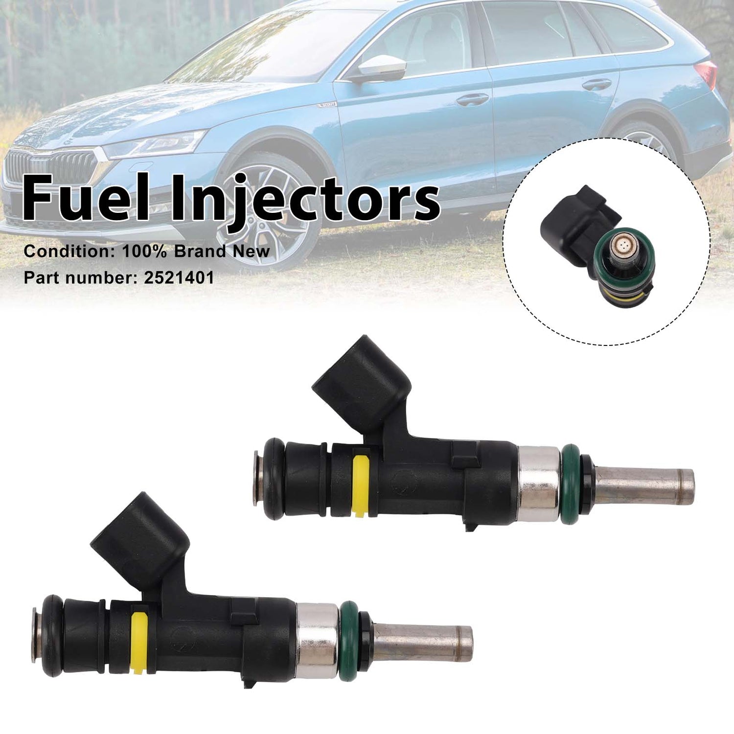 Indian Scout 2015-2022 2PC 2521401 Fuel Injectors