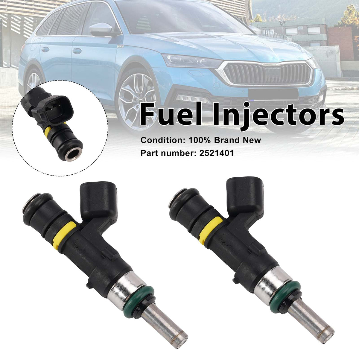 Indian Scout 2015-2022 2PC 2521401 Fuel Injectors