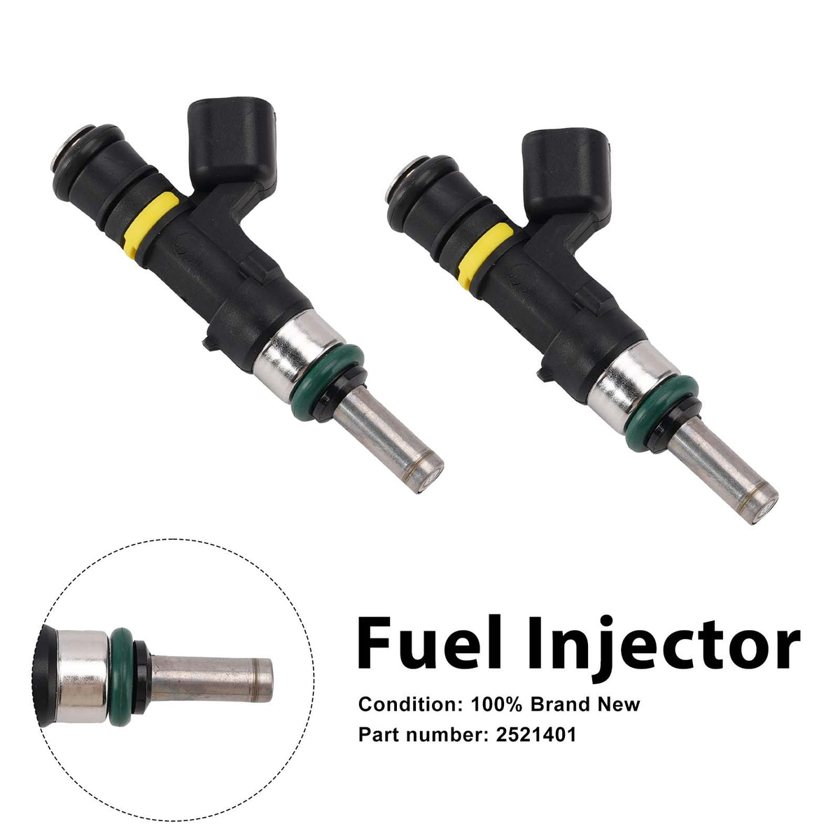 Indian Scout 2015-2022 2PC 2521401 Fuel Injectors