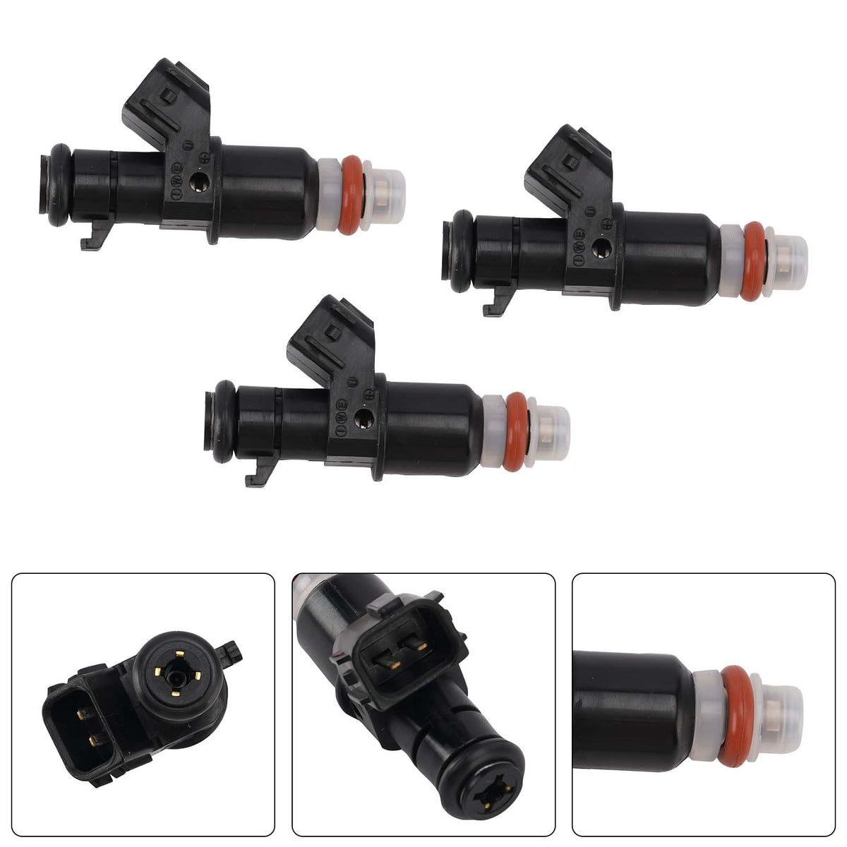 Daytona 675R 675 R 2013-2017 3PC T1245581 Fuel Injectors T1242821