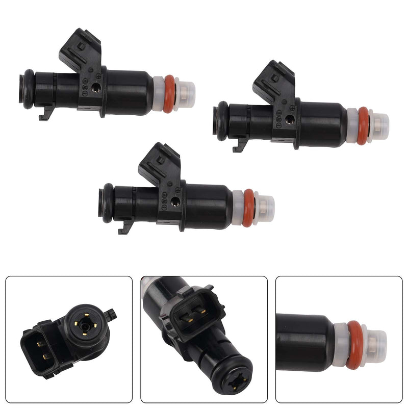Daytona 675R 675 R 2013-2017 3PC T1245581 Fuel Injectors T1242821