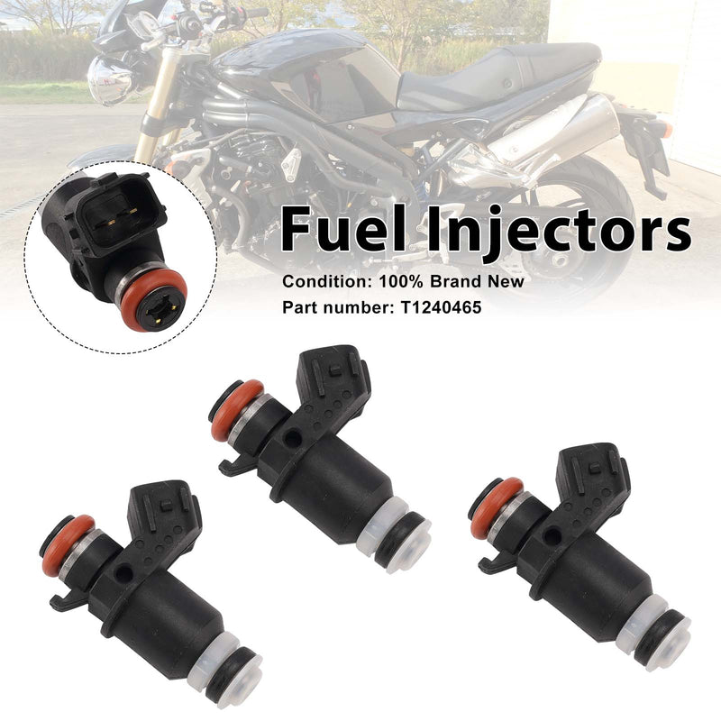 Speed Triple 1050 2005-2015 3PC Fuel Injectors T1240465