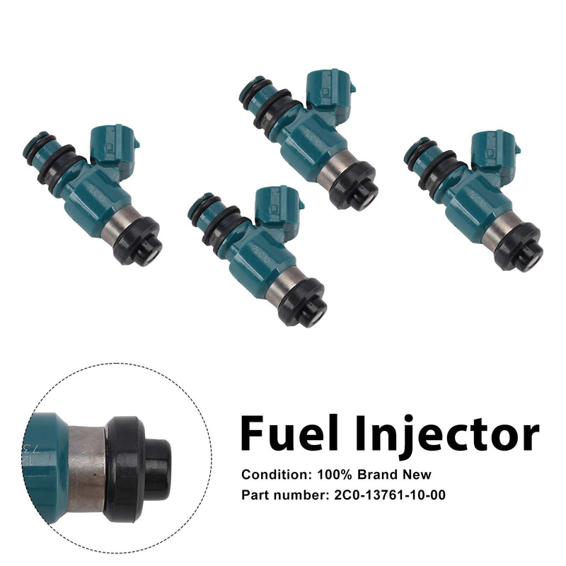 Yamaha YZF R6 2006-2007 TMAX 2015-2016 4PC Fuel Injectors 2C0-13761-10-00