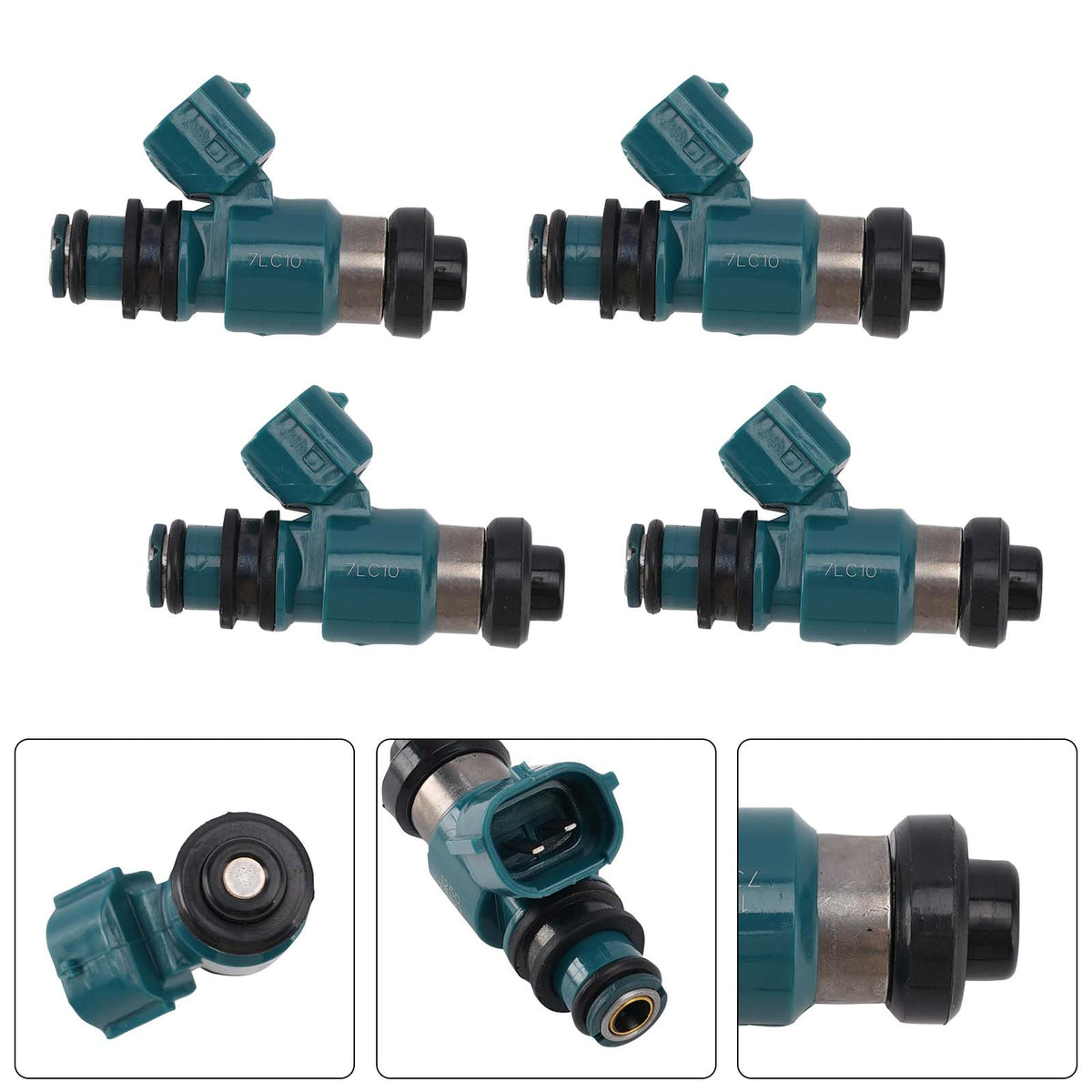 Yamaha YZF R6 2006-2007 TMAX 2015-2016 4PC Fuel Injectors 2C0-13761-10-00