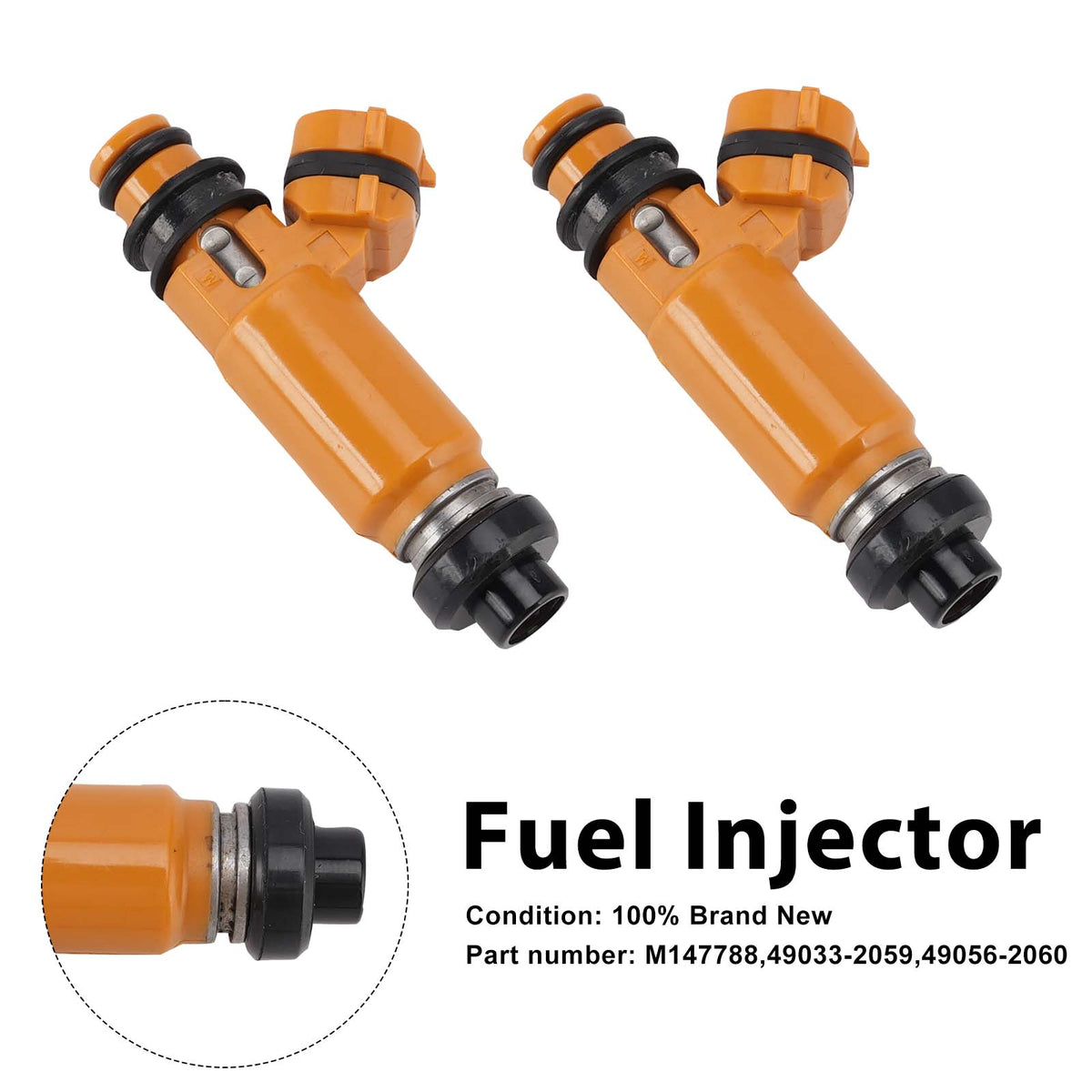 Kawasaki John Deere 797 2PC M147788 Fuel Injectors 49033-2059 49056-2060