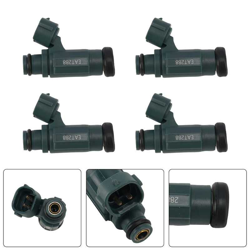 Kawasaki Ninja ZX600 ZX6R Z750 2007-2012 4PC Fuel Injectors 49033-0013