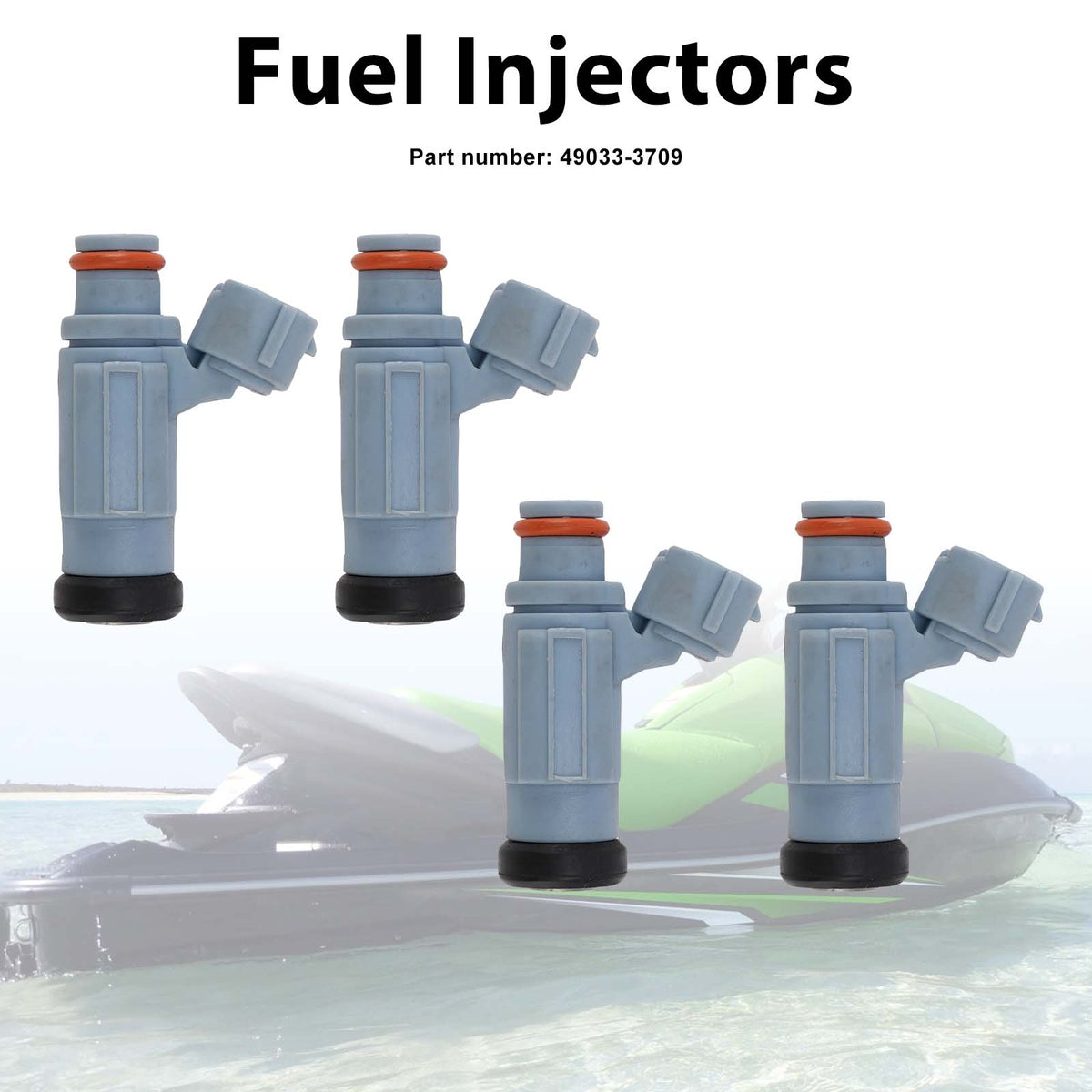 Kawasaki JET SKI ULTRA 310 ULTRA 300 4PC Fuel Injectors 49033-3709