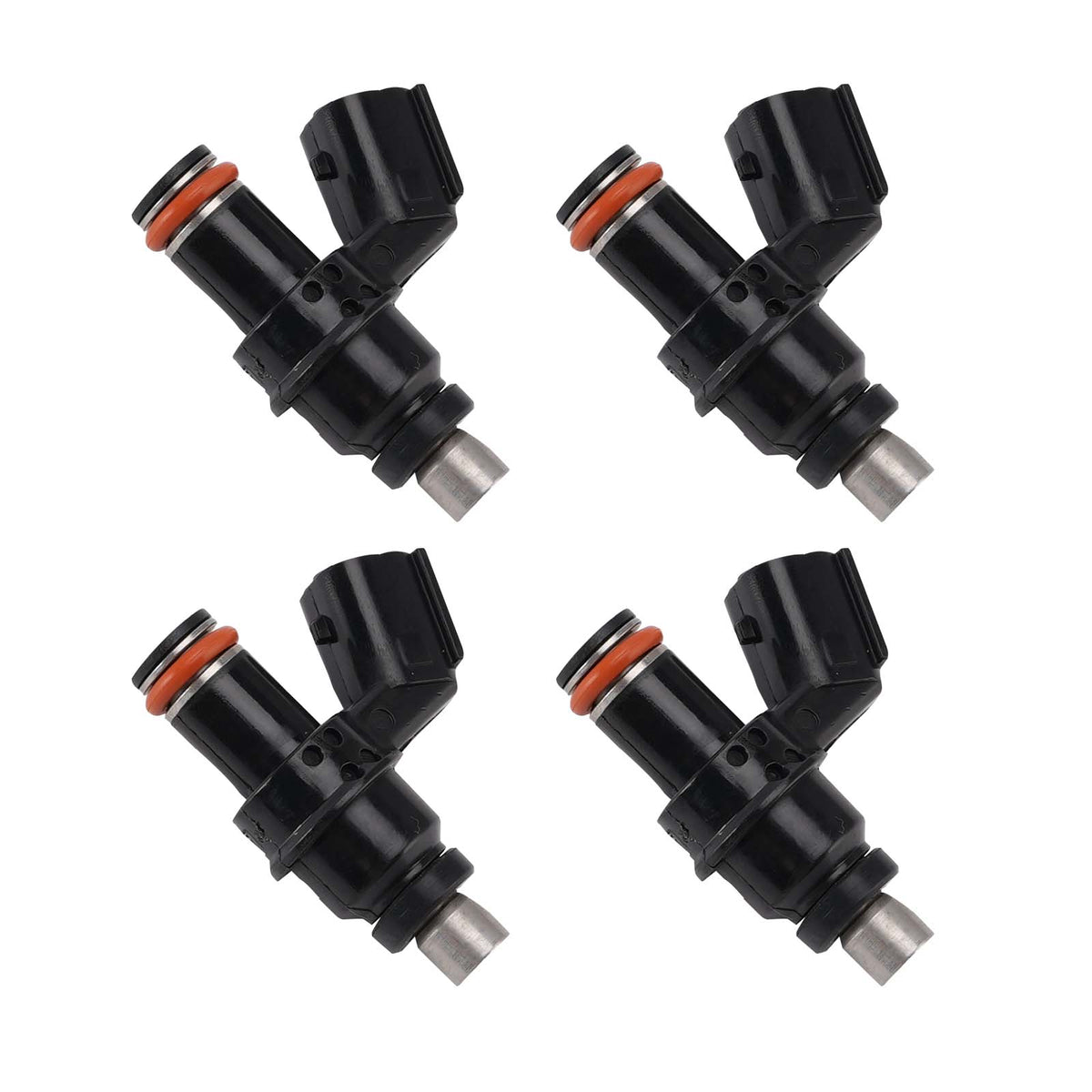 Kawasaki Ninja ZX6R ZX600R ZX600P 2007-2012 4PC Fuel Injectors 49033-0015
