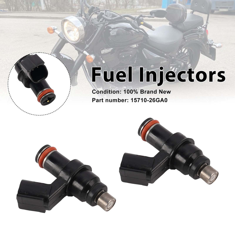 Suzuki BOULEVARD C50 C50T M50 2007-2012 2PC Fuel Injectors 15710-26GA0