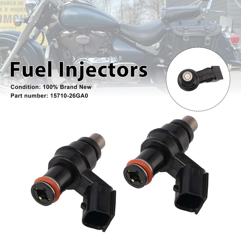 Suzuki BOULEVARD C50 C50T M50 2007-2012 2PC Fuel Injectors 15710-26GA0