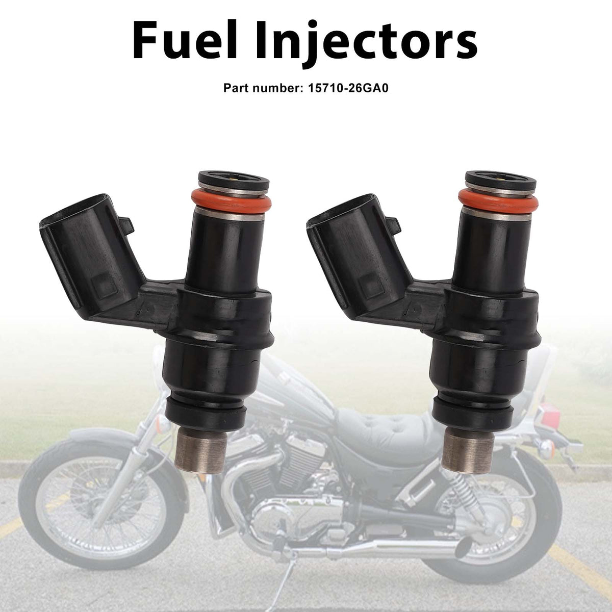 Suzuki BOULEVARD C50 C50T M50 2007-2012 2PC Fuel Injectors 15710-26GA0