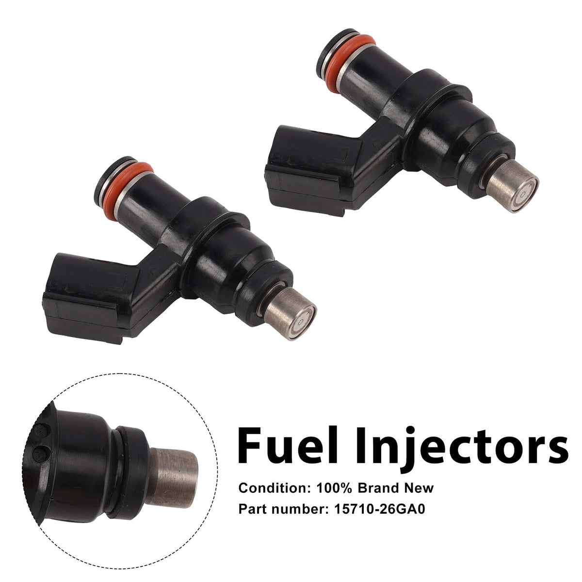 Suzuki BOULEVARD C50 C50T M50 2007-2012 2PC Fuel Injectors 15710-26GA0