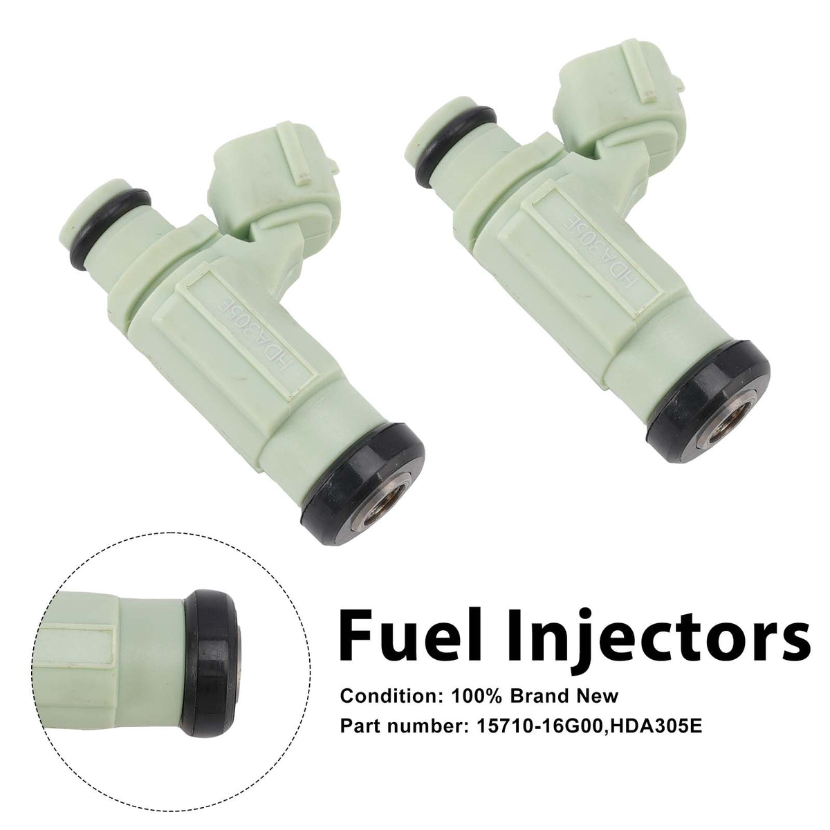 SUZUKI SV1000 1000S 2003-2007 2PC HDA305E Fuel Injectors 15710-16G00