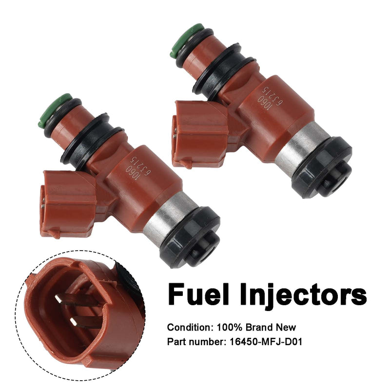 Honda Rebel 500 2017-2024 CB500 CBR600RR 2PC Fuel Injectors 16450-MFJ-D01