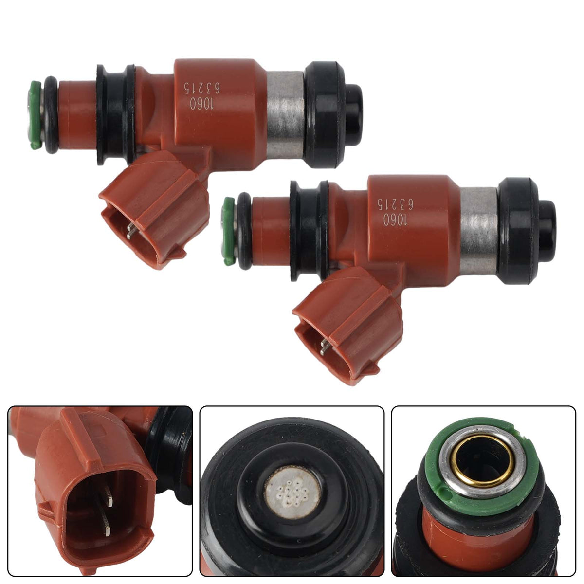 Honda Rebel 500 2017-2024 CB500 CBR600RR 2PC Fuel Injectors 16450-MFJ-D01