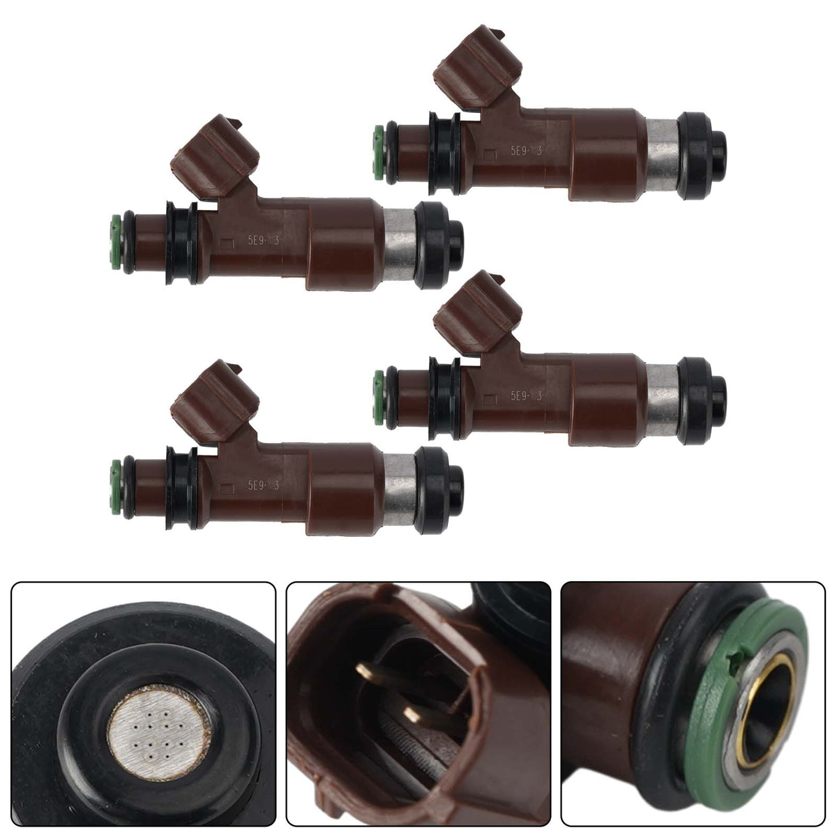 Honda CBR1000RR 2006-2007 4PC Fuel Injectors 16460-MEL-D21