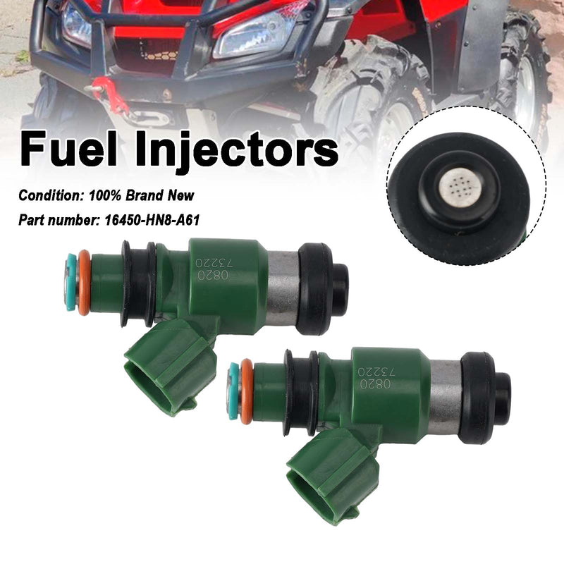 Honda TRX680FA SXS700 MUV700 TRX700XX 2006-2018 2PC Fuel Injectors 16450-HN8-A61