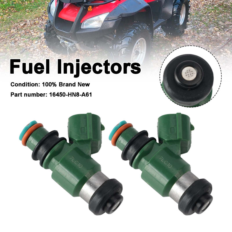 Honda TRX680FA SXS700 MUV700 TRX700XX 2006-2018 2PC Fuel Injectors 16450-HN8-A61