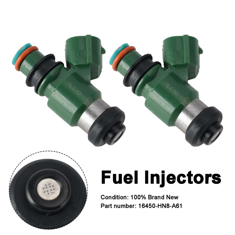 Honda TRX680FA SXS700 MUV700 TRX700XX 2006-2018 2PC Fuel Injectors 16450-HN8-A61