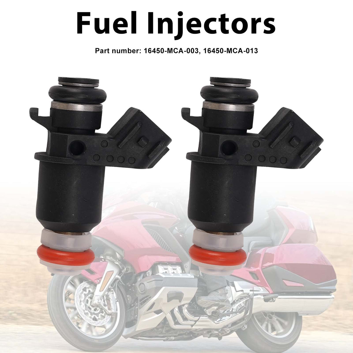 Honda Valkyrie 1800 GL1800 FSC600A 2PC 16450-MCA-013 Fuel Injectors 16450-MCA-003
