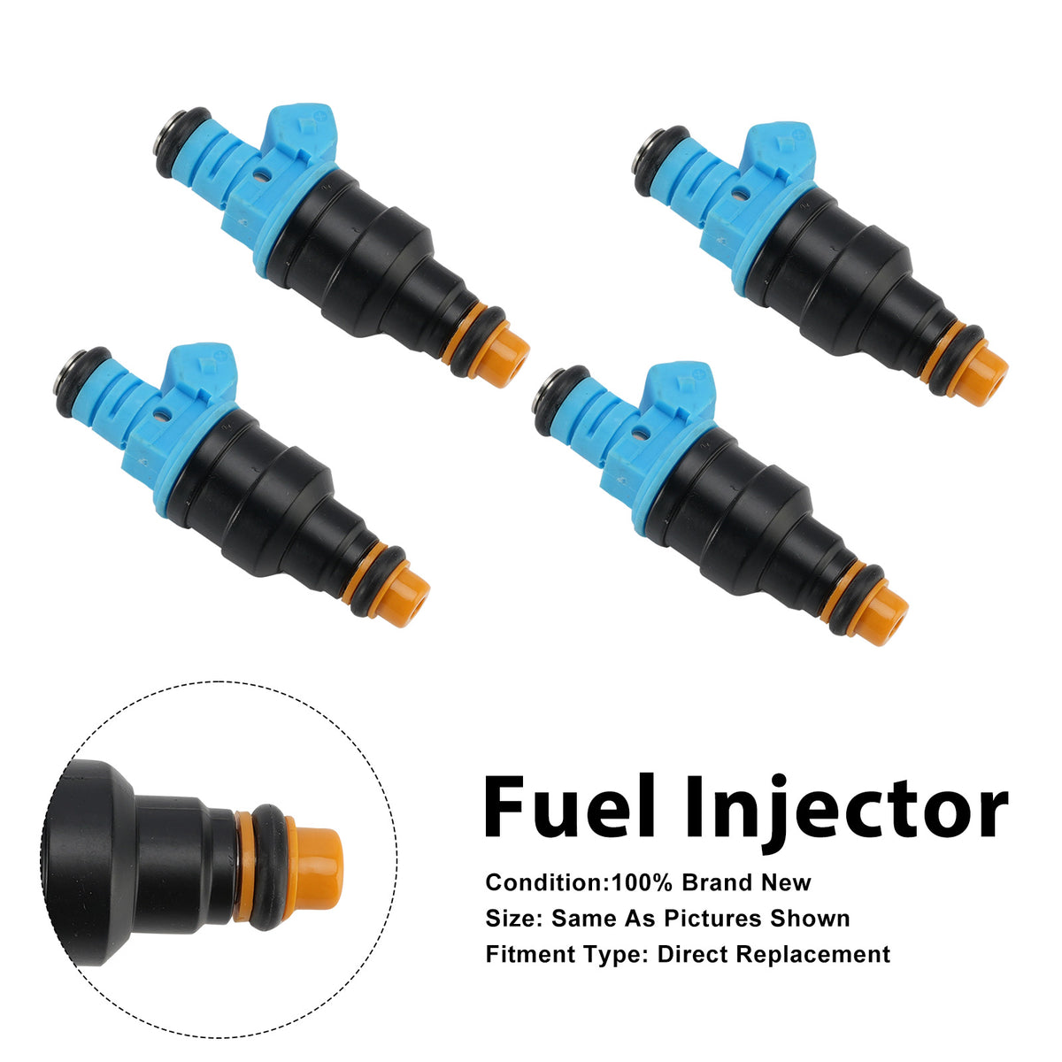 Audi A3 1996-2003 A4 1.8T 2000-2004 0280150985 4PCS Fuel Injector