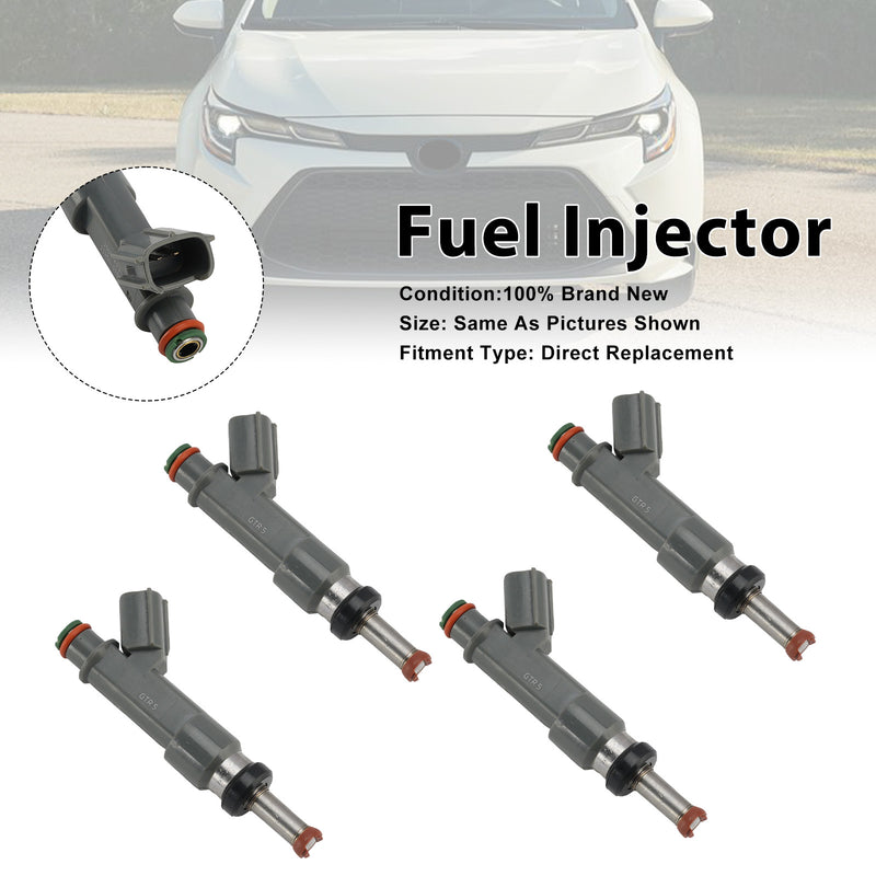 Toyota Corolla 2020-2025 Prius 2016-2022 23250-37080 4PCS Fuel Injector