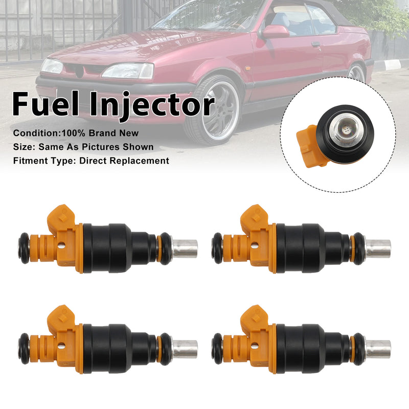 Renault 19 Clio 1.8 2.0 16V F7P F7R 9660275780 4PCS Fuel Injector