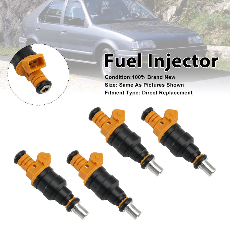 Renault 19 Clio 1.8 2.0 16V F7P F7R 9660275780 4PCS Fuel Injector